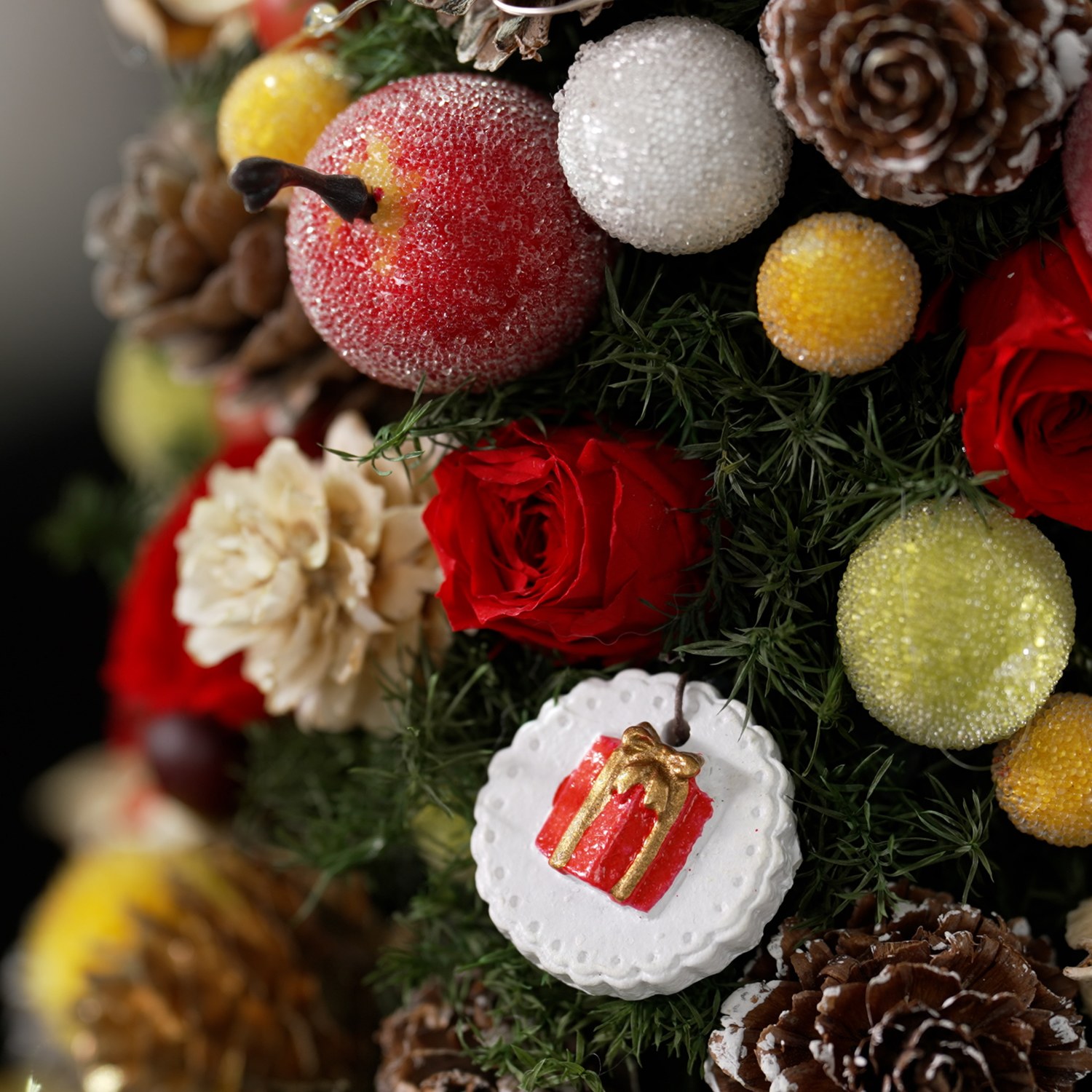 ＧＩＮＺＡ ＳＯＢＩ　ＦＬＯＷＥＲＳ プリザーブドフラワー クリスマスツリー大 “ネビュラ” 