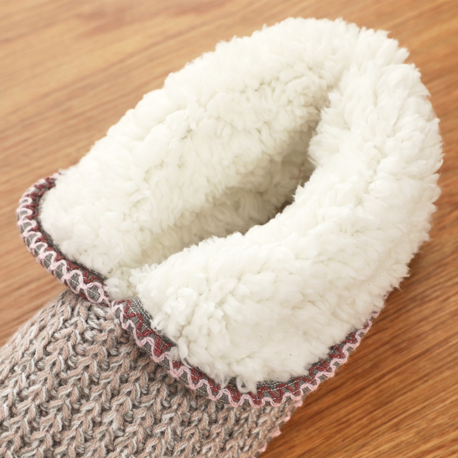 モリリン モコモコルームブーツ＆ レッグウォーマーセット