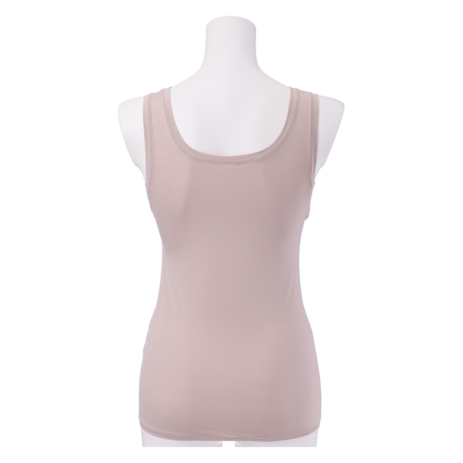 マリランテ 薄くて軽くてよく伸びる 軽フワな着心地 脇汗パッド付タンクトップ ２枚セット