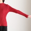 コモエリークローゼット 可憐な透かし編みが 甘さを引き出す ニットプルオーバー
