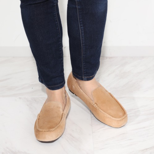 卑弥呼 シープレザー ふわふわモカシン