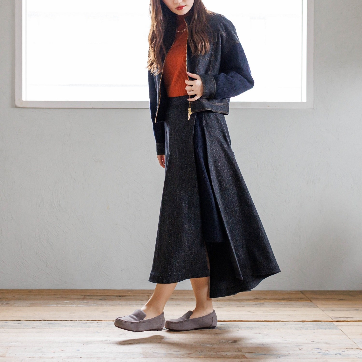 卑弥呼 シープレザー ふわふわモカシン