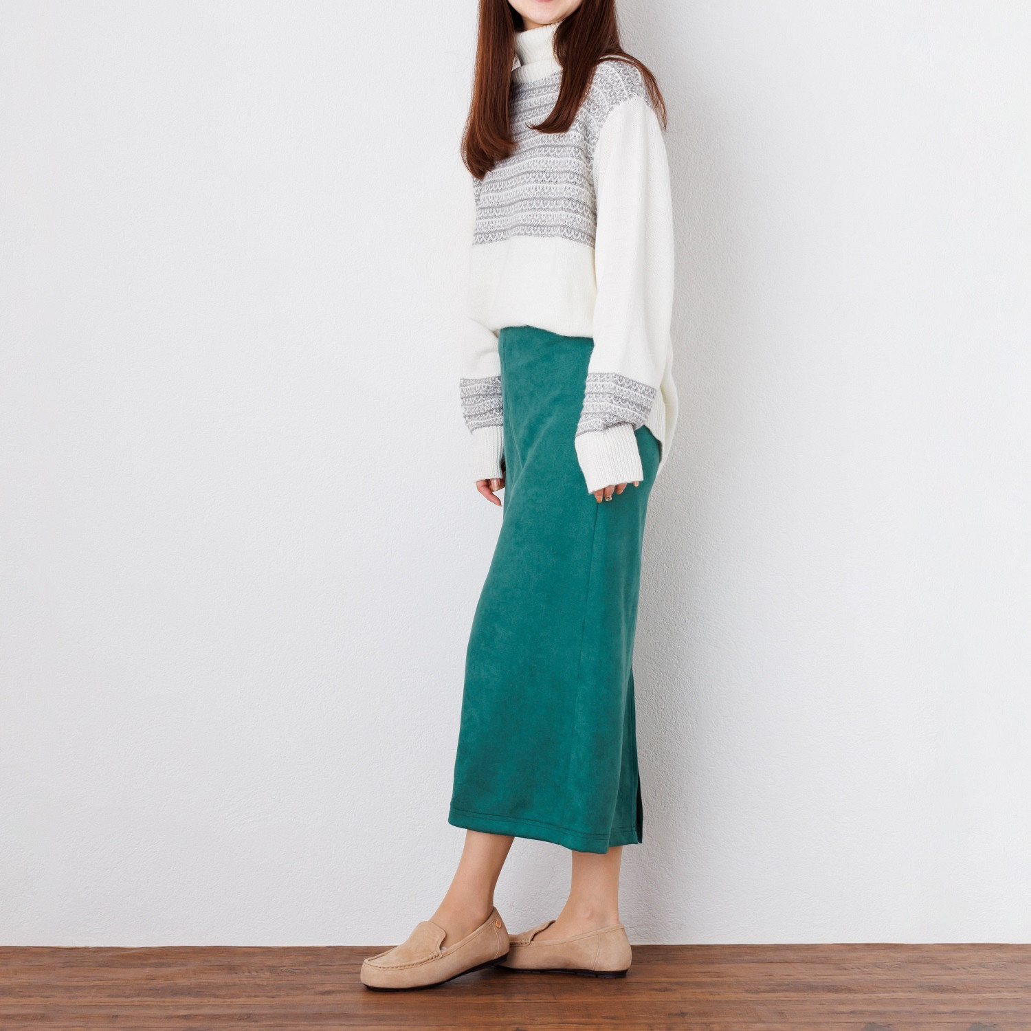 卑弥呼 シープレザー ふわふわモカシン