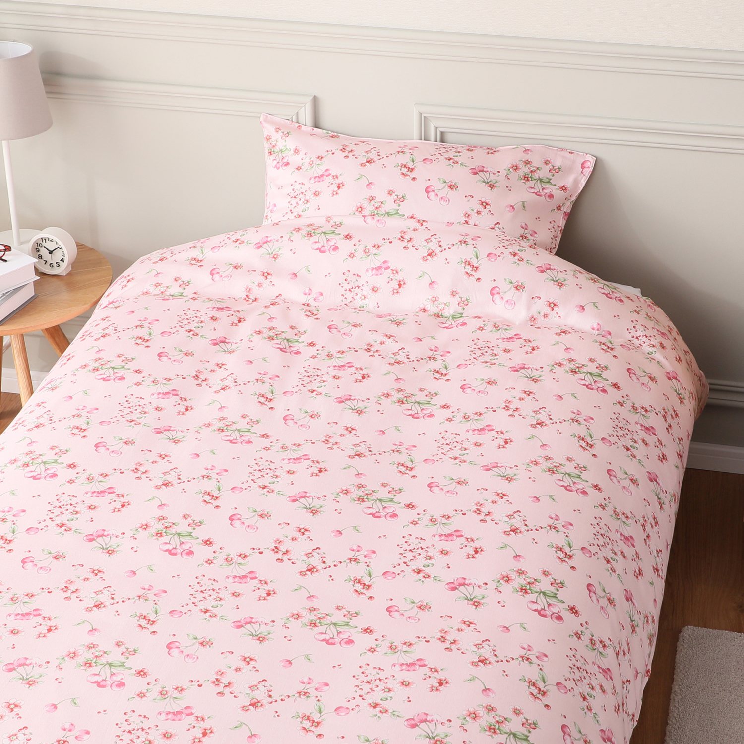 ＜シングル＞ロマンス小杉 モイスチャーコットン 朱子織 やわらか掛けふとんカバー 