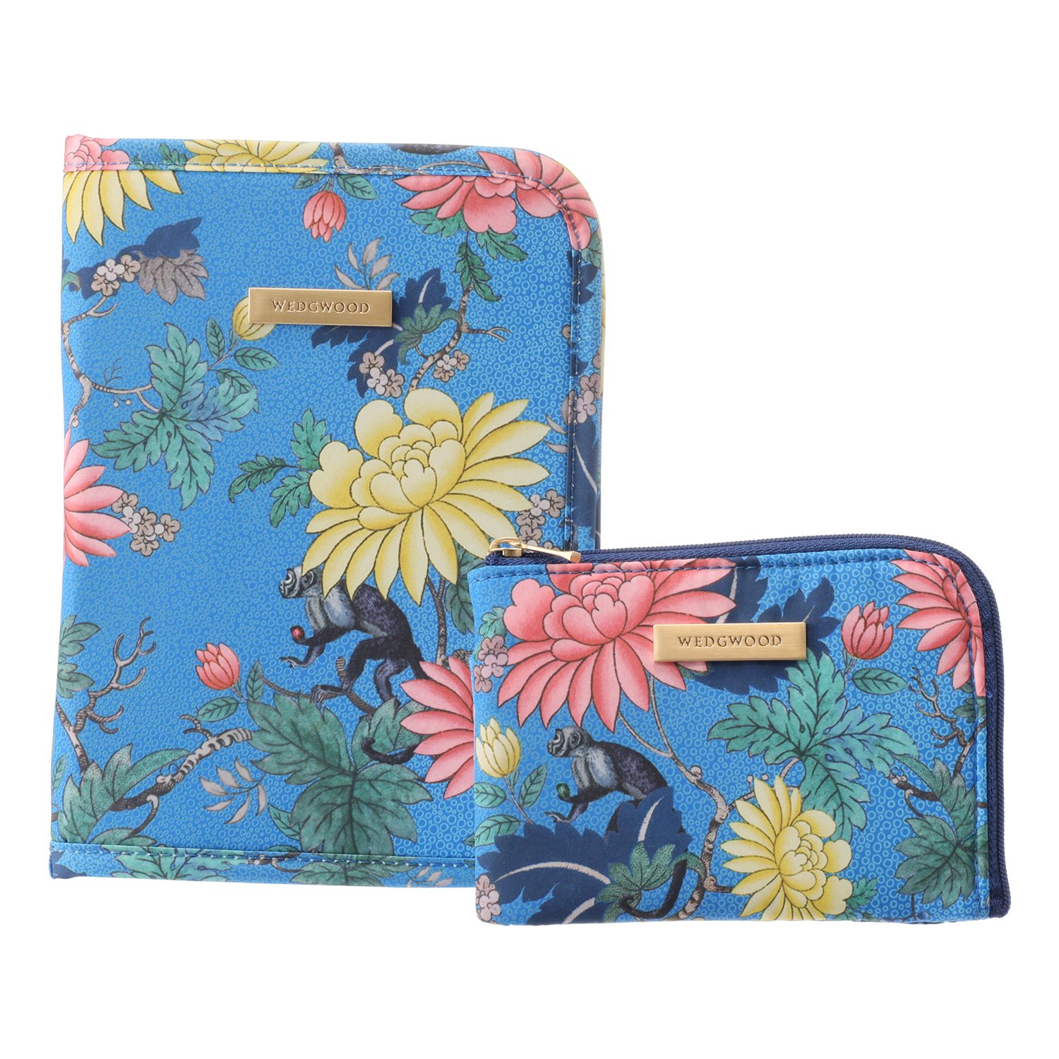 “ウェッジウッド 　ワンダーラスト” お薬手帳マルチケース＆ コインパスケース