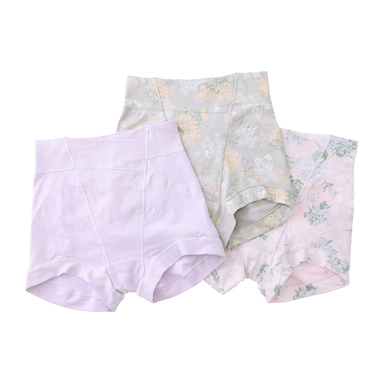 うつくＣ 綿混深ばき すっきりサポート 一分丈ボトム３枚セット