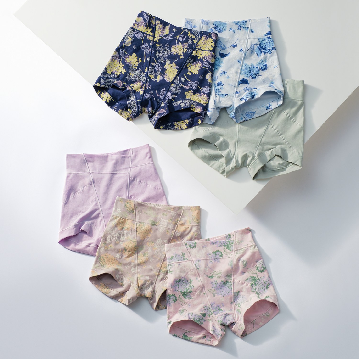 うつくＣ 綿混深ばき すっきりサポート 一分丈ボトム３枚セット