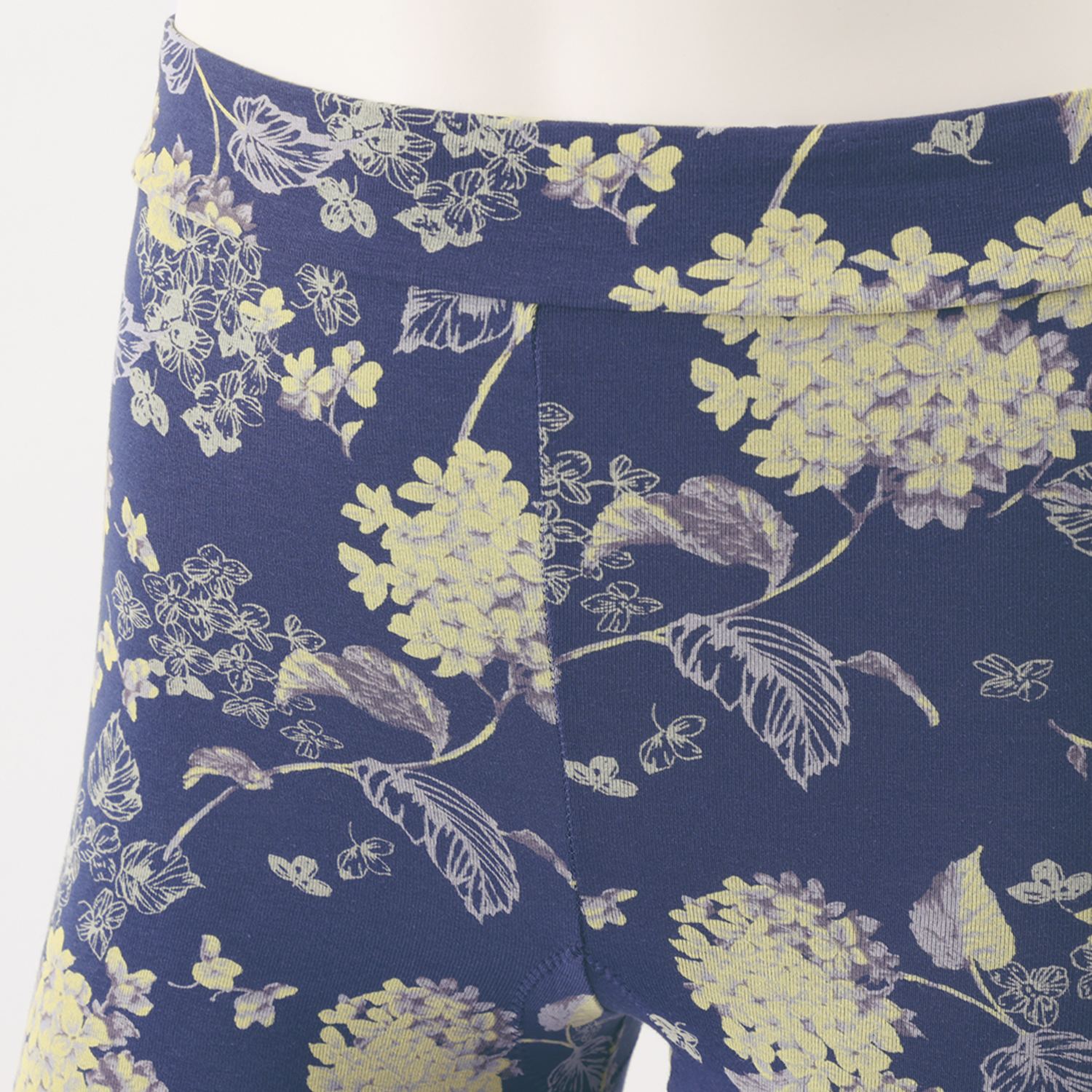 うつくＣ 綿混すっきりサポート 十分丈レギンス ２枚セット