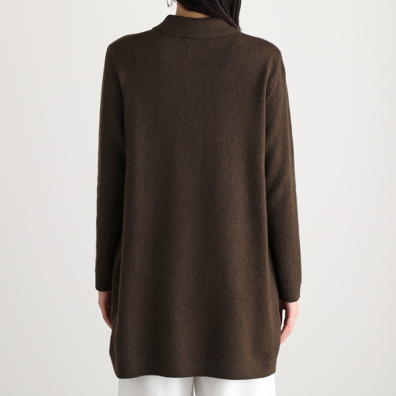 ネイチャーズ 無染色ヤク 襟付チュニック