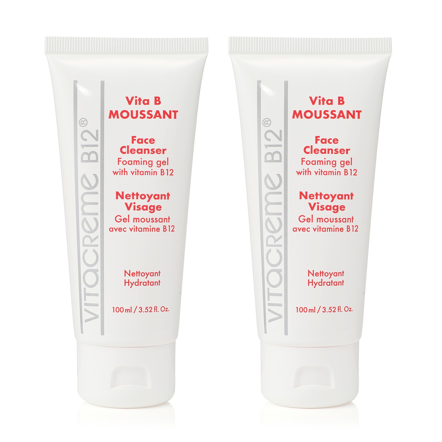 ビタクリーム　Ｂ１２ 洗顔しながらお肌に潤い！ しっとりなめらかハリ肌へ ビタＢムッサン ２本セット