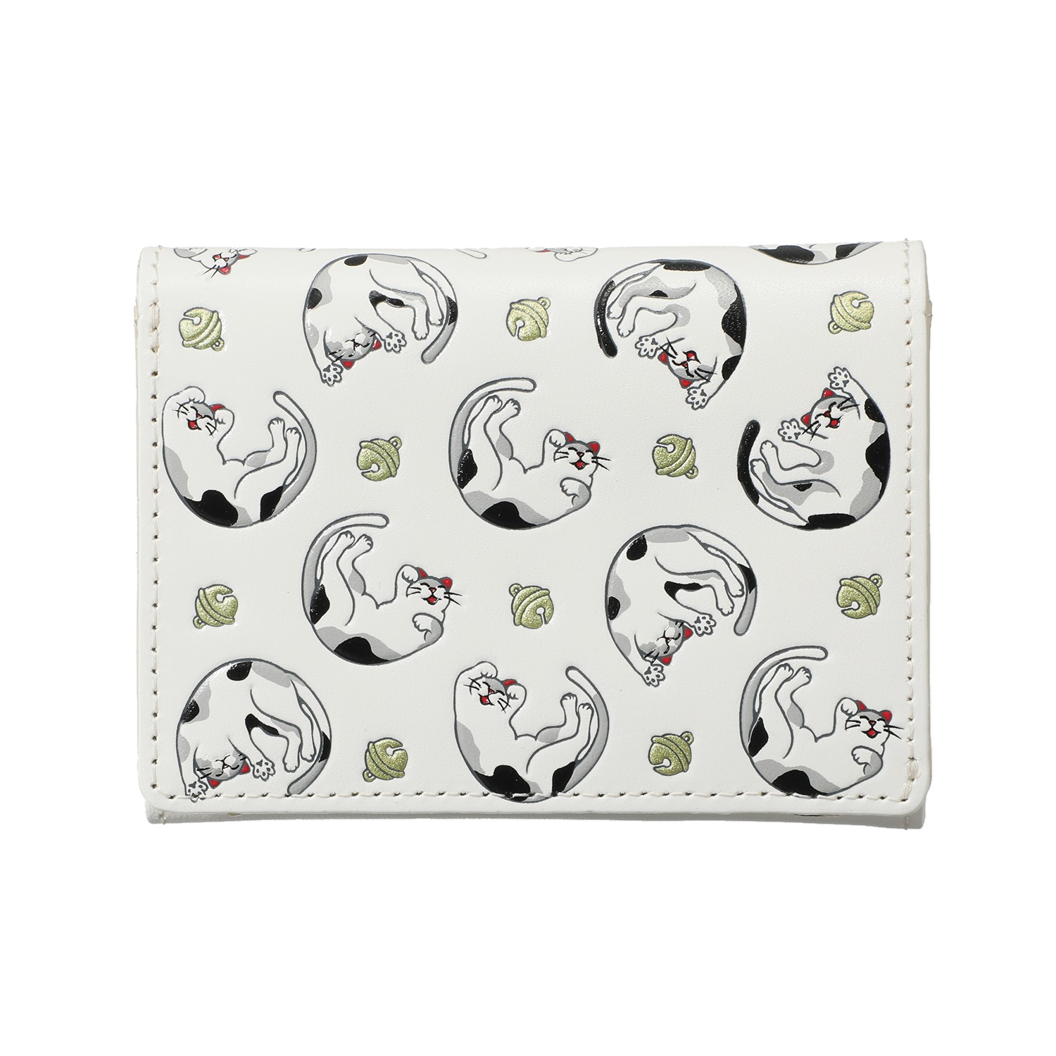 浅草文庫 牛革 三つ折り財布