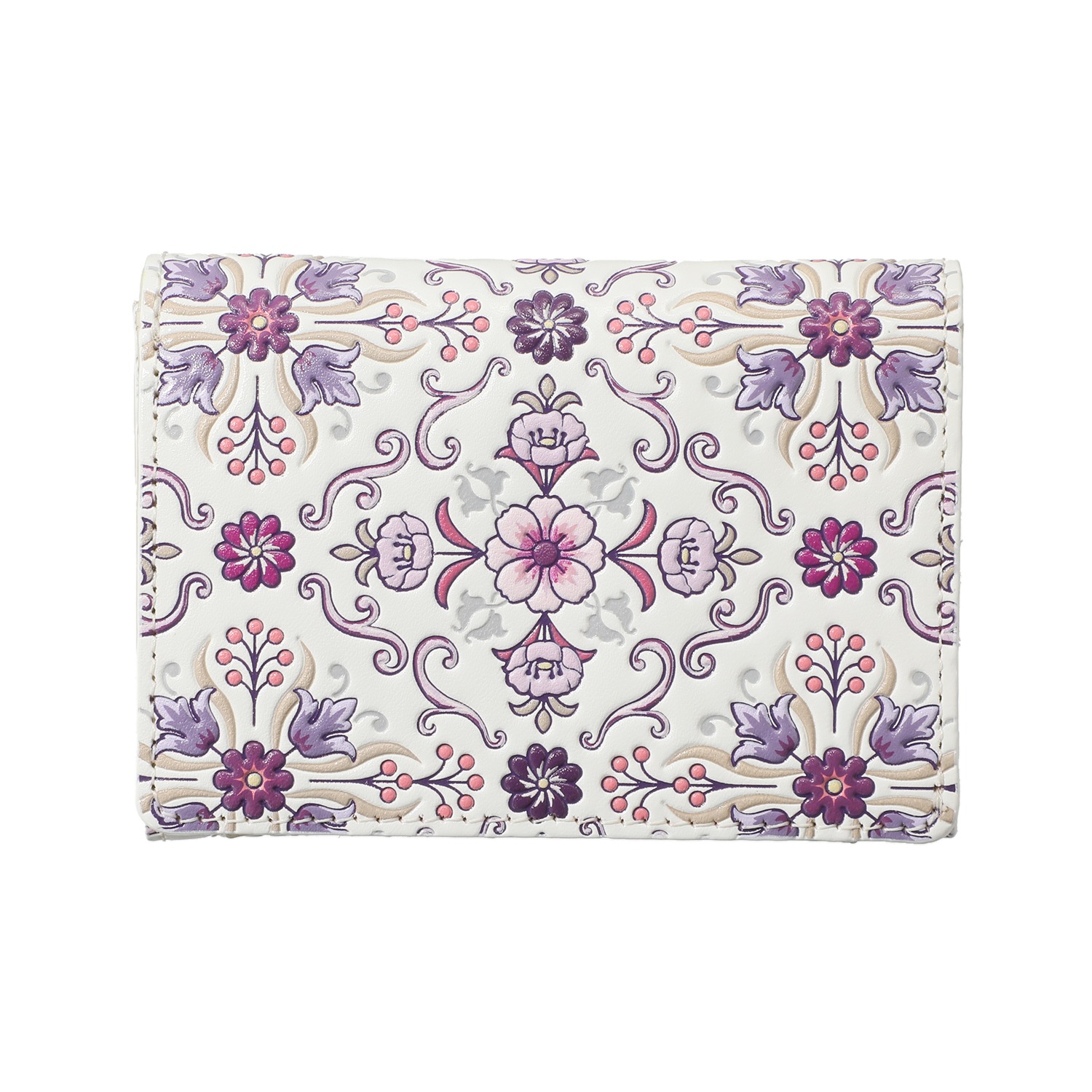 浅草文庫 牛革 三つ折り財布