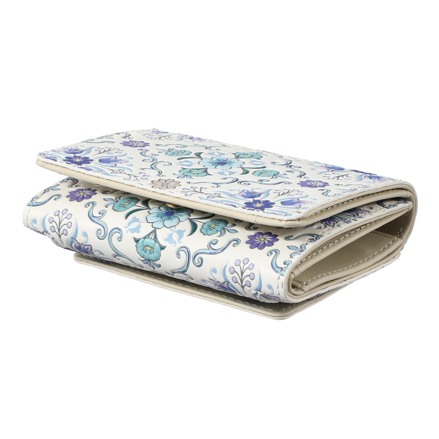 浅草文庫 牛革 三つ折り財布