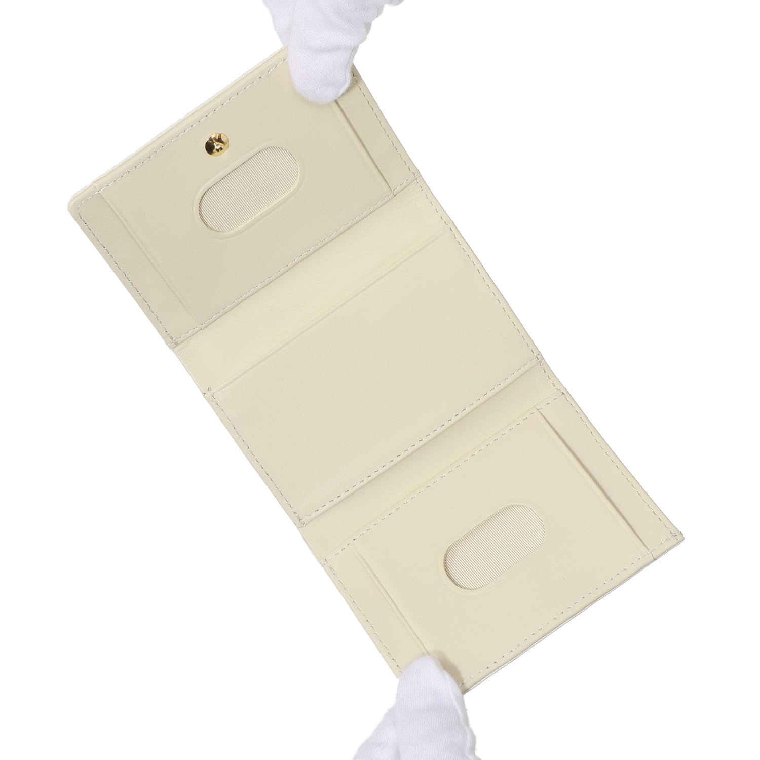 浅草文庫 牛革 三つ折り財布