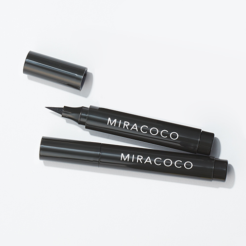 ミラココ 独自のペン先を採用！ 長時間落ちにくい アイライナー ティント　アイライナー ２本セット