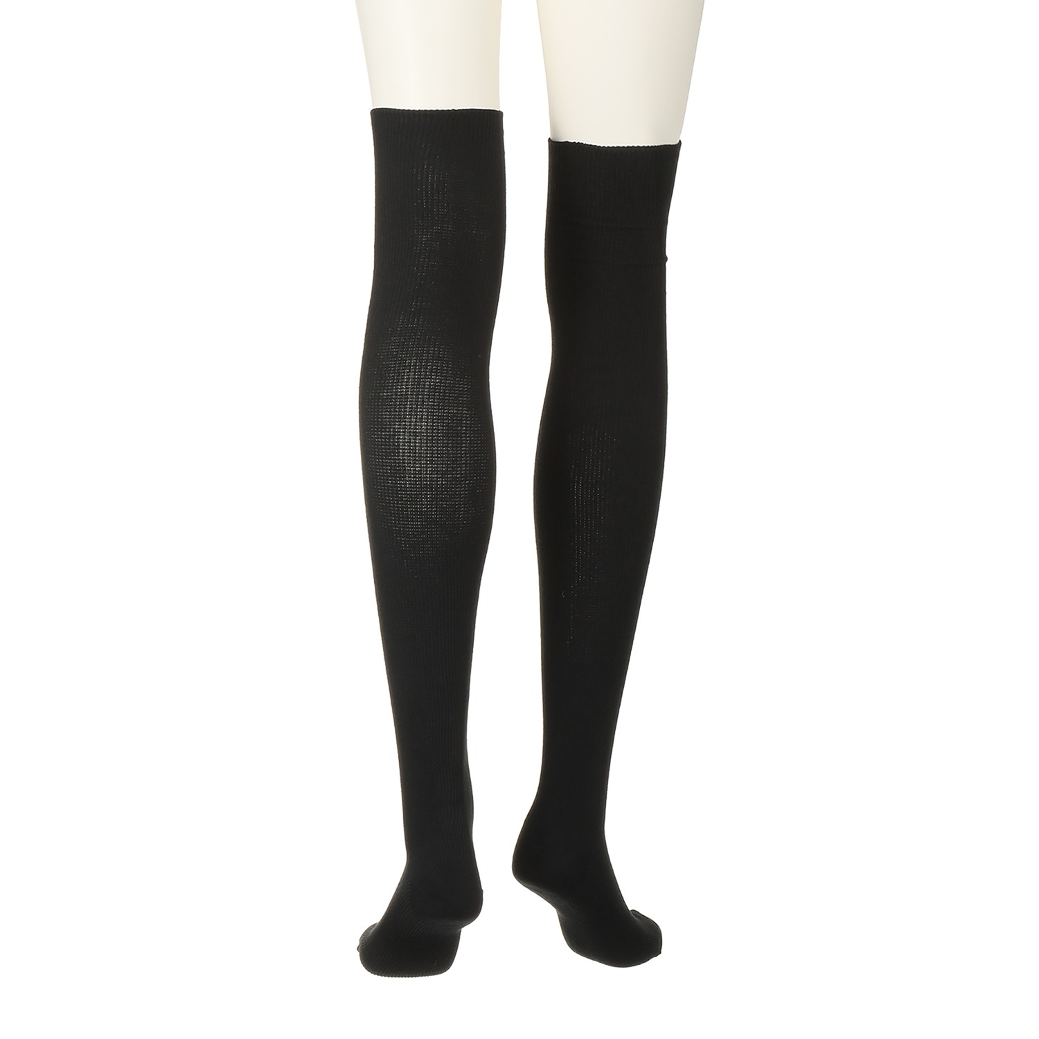 リオッサ 足首キュッ！ ひざ裏ゆったりの快適着圧 寝るときソックスＩＶ ４足セット ＜黒＞