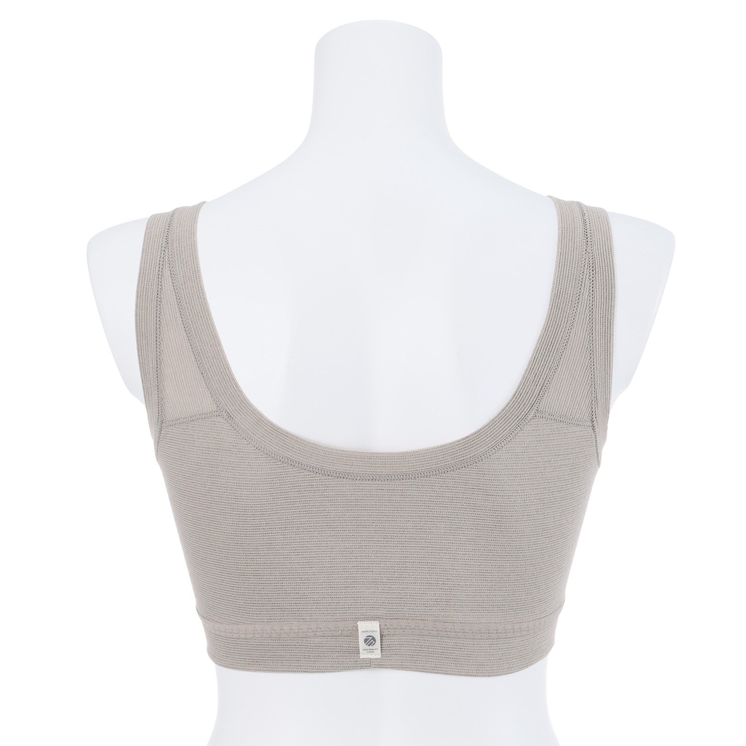 丸福ガーゼ 吸水速乾・抗菌防臭 綿モダール混 ノンワイヤーブラジャー ２枚セット