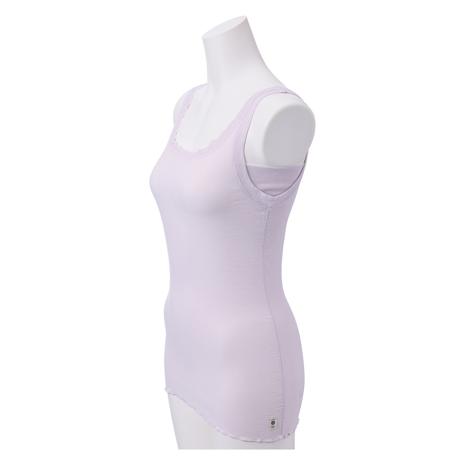 丸福ガーゼ 吸水速乾・抗菌防臭 綿モダール混 汗取り付 ２ウェイタンクトップ ２枚セット