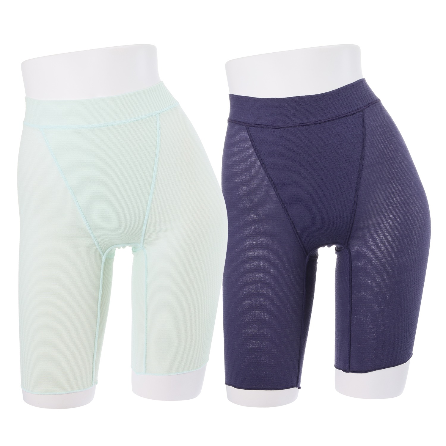 丸福ガーゼ 吸水速乾・抗菌防臭 綿モダール混 三分丈ショーツ２枚セット