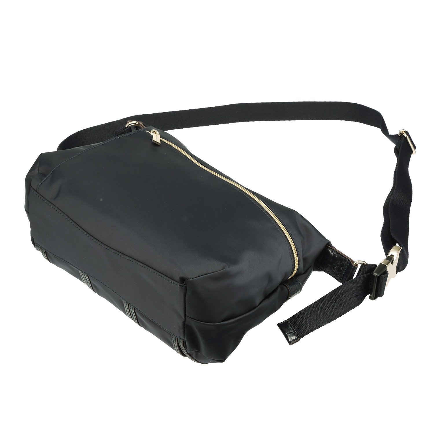 モーダプリンチペ はっ水 ナイロン＆レザーコンビ ショルダーバッグ