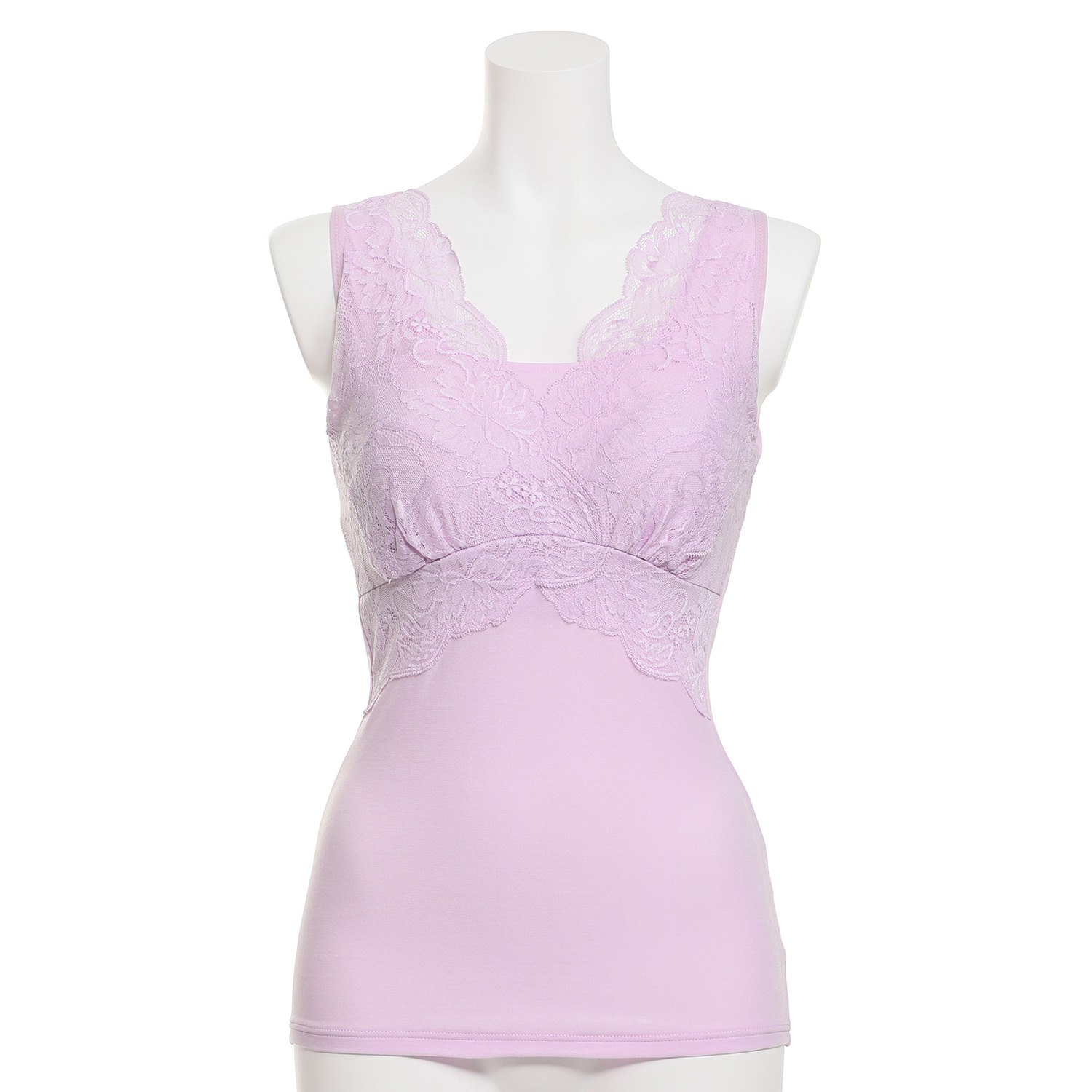 リエジャー 綿混 レーシーカップ付 インナー