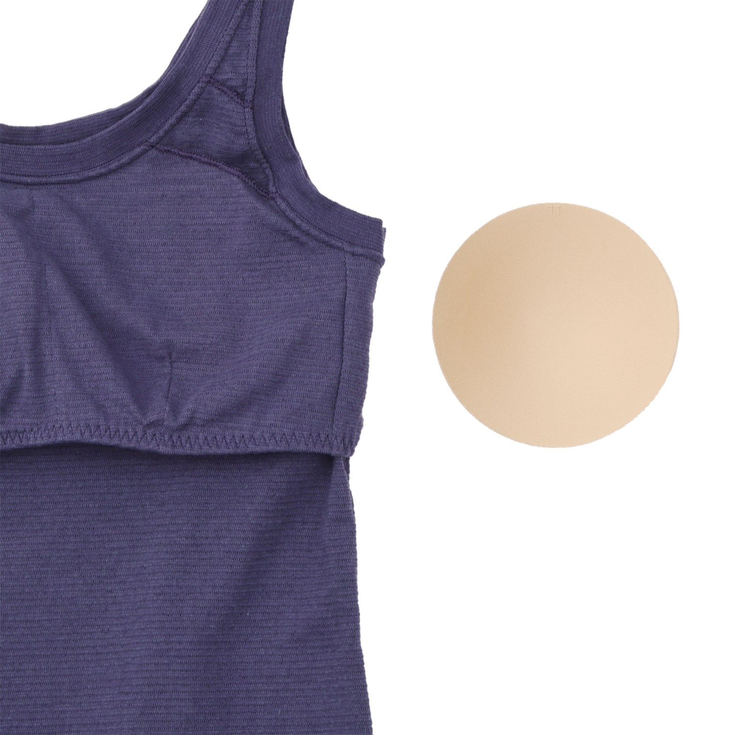 丸福ガーゼ 吸水速乾・抗菌防臭 綿モダール混 カップ付タンクトップ ２枚セット