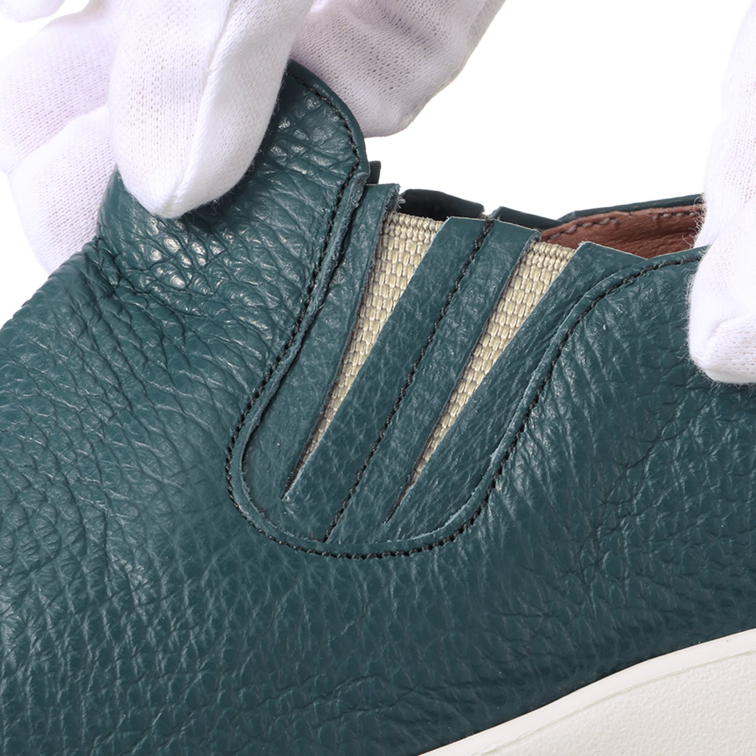 アルイトウ マストロット社製 イタリアンレザー 軽量厚底スリッポン