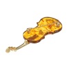 久慈琥珀 リファインドアンバー ヴァイオリンモティーフ ブローチ