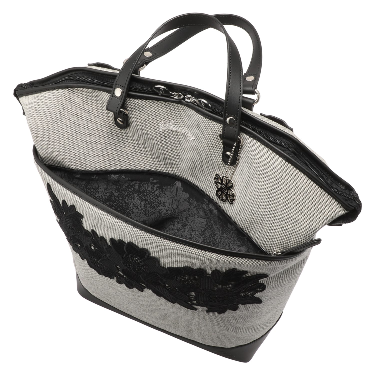 ＜Ｌサイズ＞スワニー トートキャリー 近沢レース店 フローレンスＩＩ ４輪ストッパー付き 