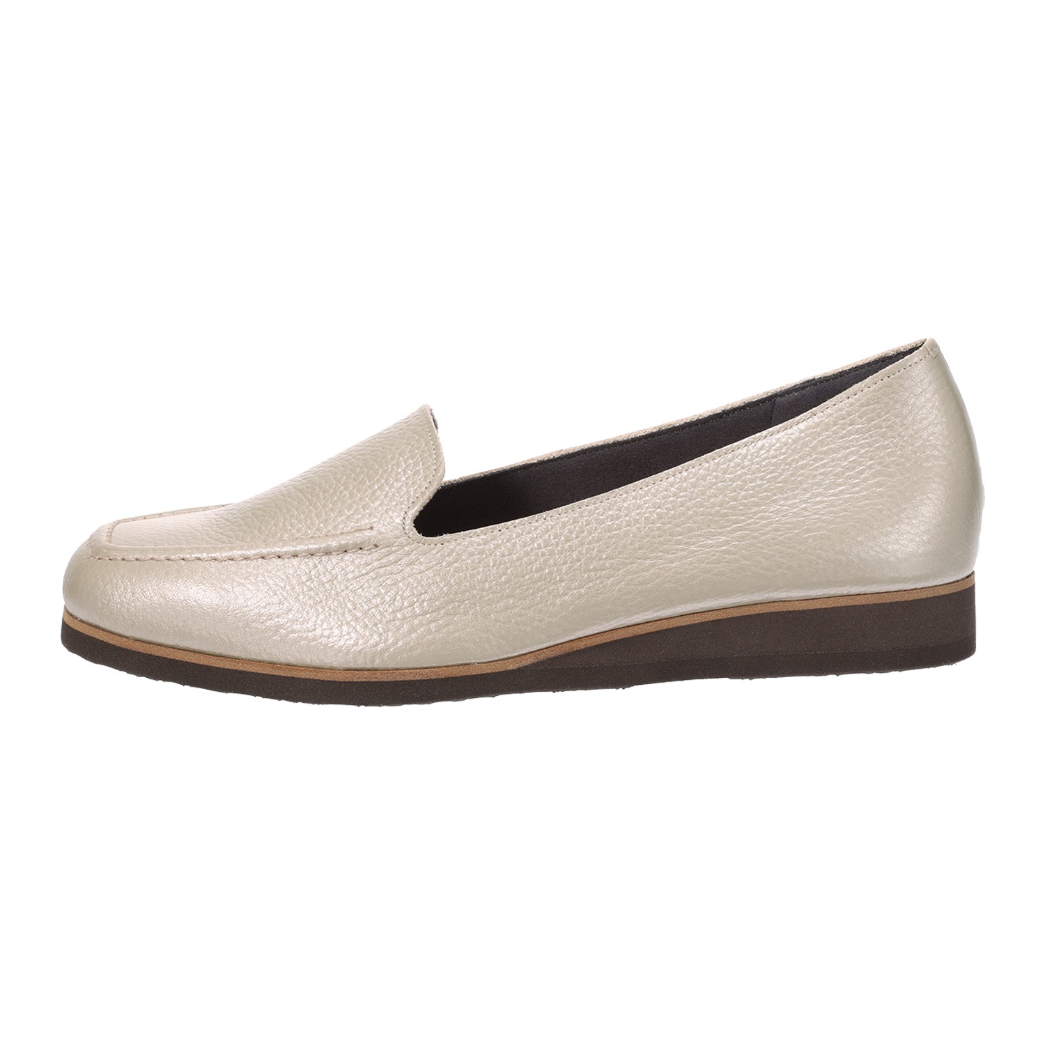 フィグリーノ 日本製　牛革柔らか仕立て モカステッチ 超軽量リラックス フラットシューズ 