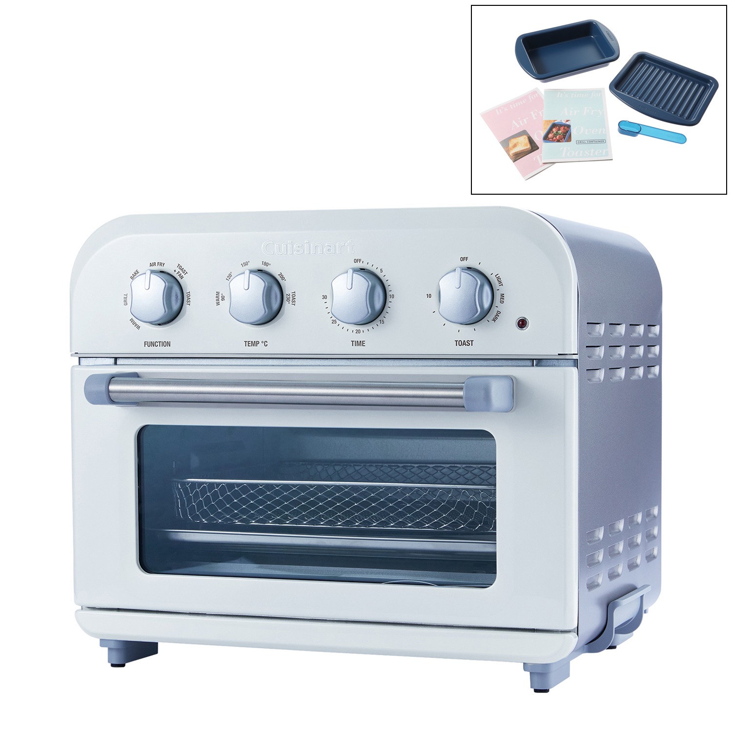 クイジナート 大型ファンで強力熱風 感動のおいしさを！ エアフライ オーブントースター ＴＯＡ−３８