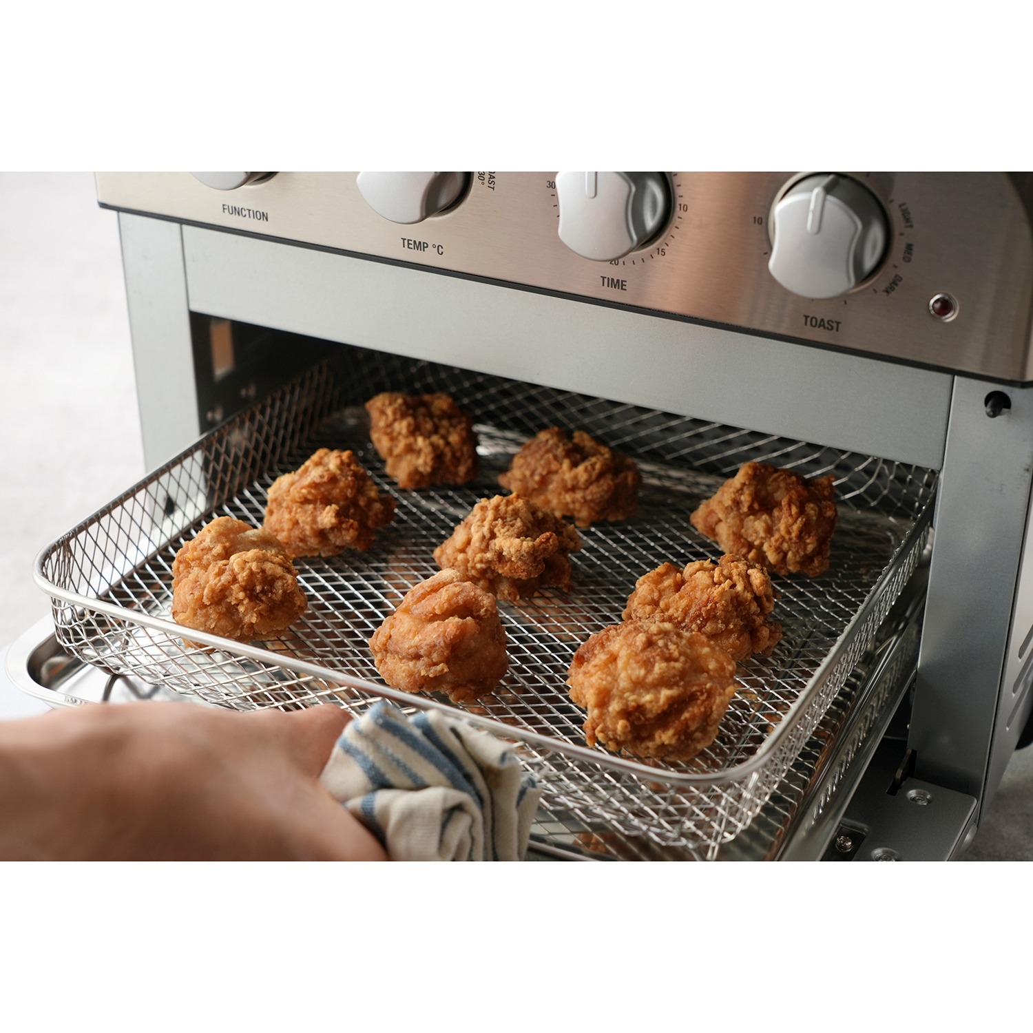 クイジナート 大型ファンで強力熱風 感動のおいしさを！ エアフライ オーブントースター ＴＯＡ−３８