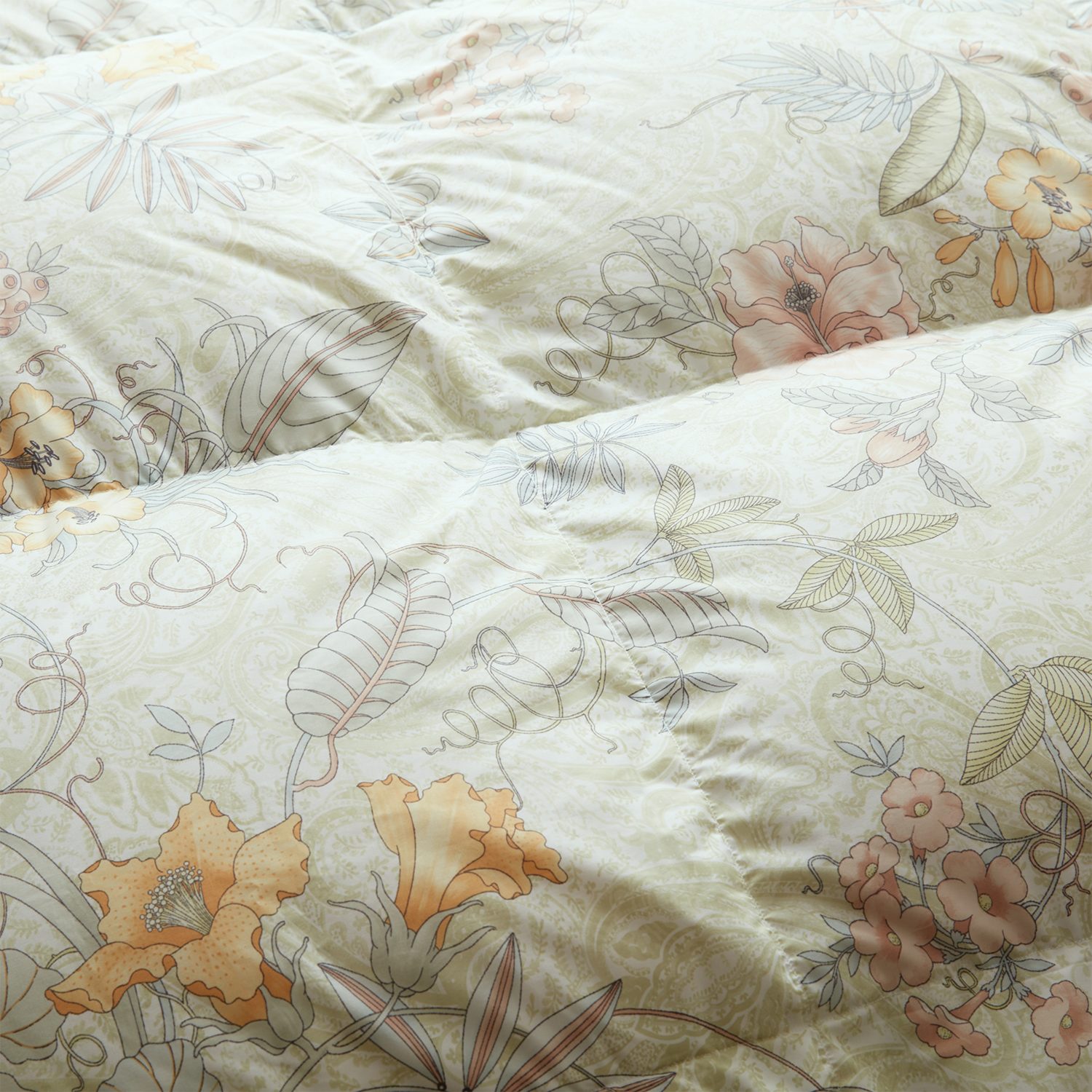 ＜ダブル＞西川 ２枚合わせで１年中快適！ 日本製防ダニ羽毛ふとん ツインダウン 