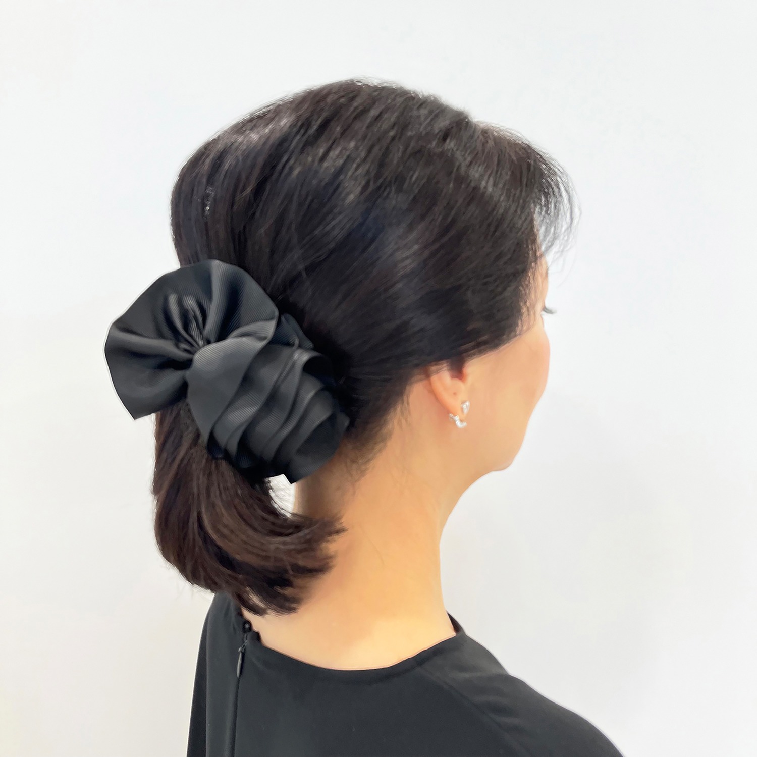 フラワー グログラン バナナクリップ