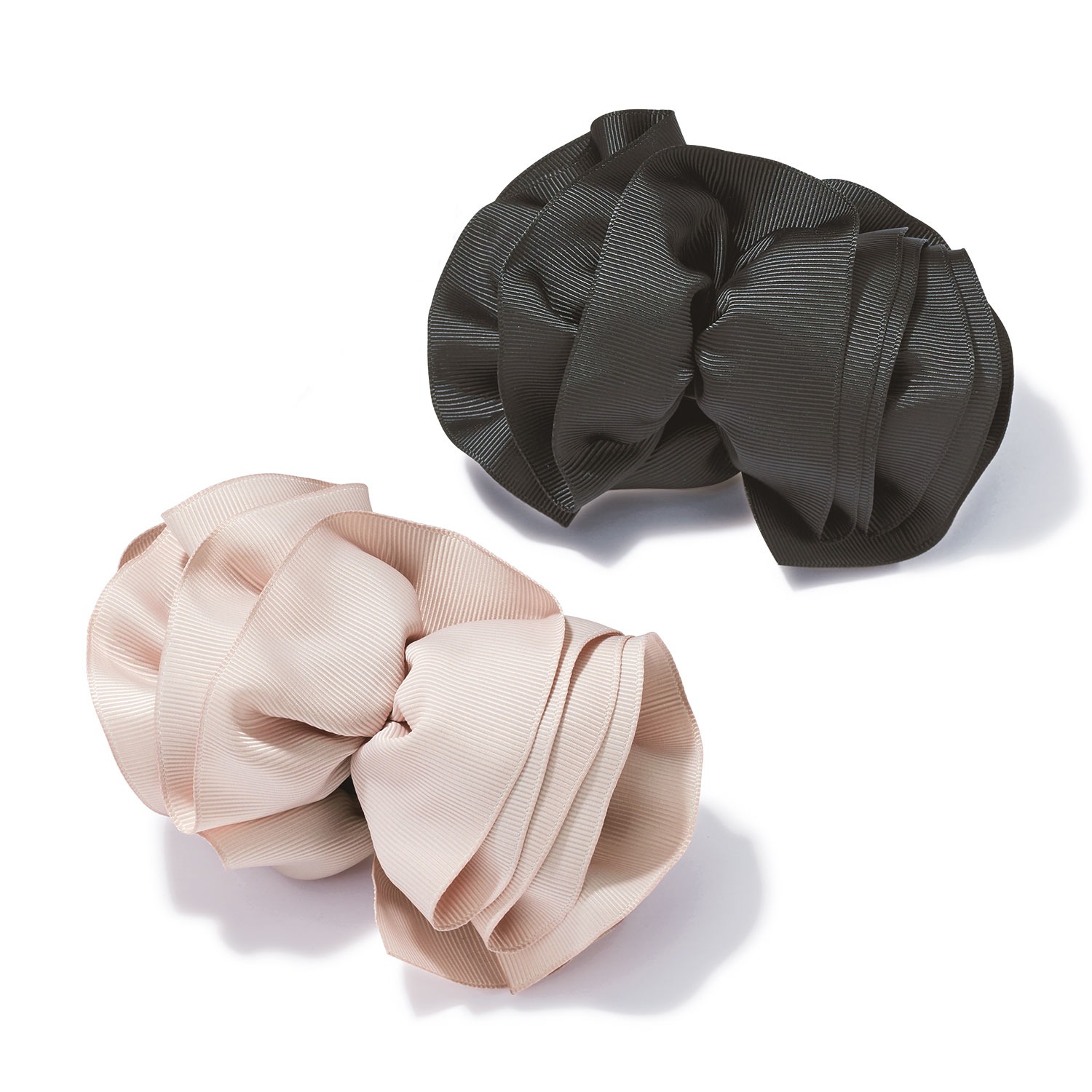 フラワー グログラン バナナクリップ