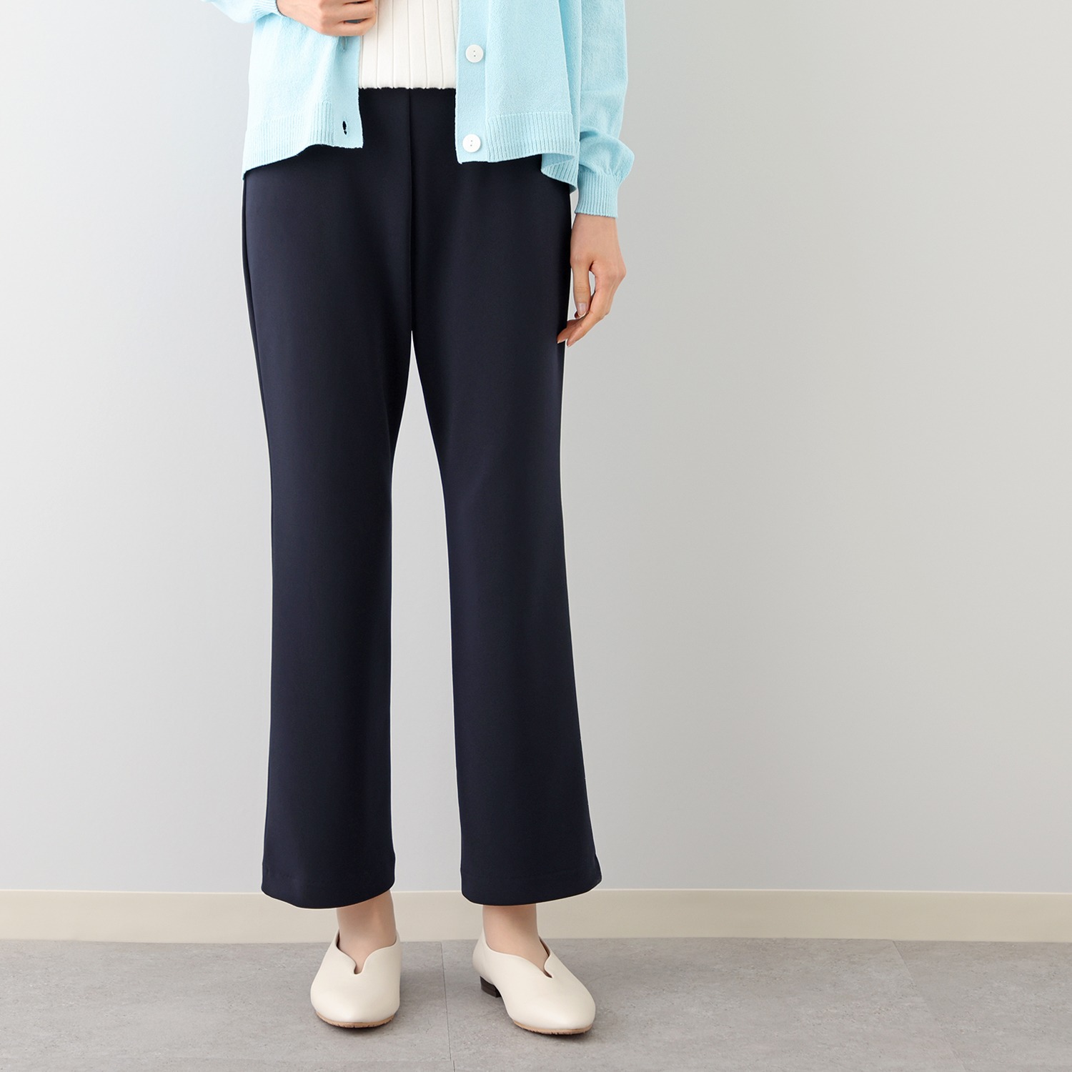 ＜股下６５ｃｍ＞上質ごこち ストレートパンツ 