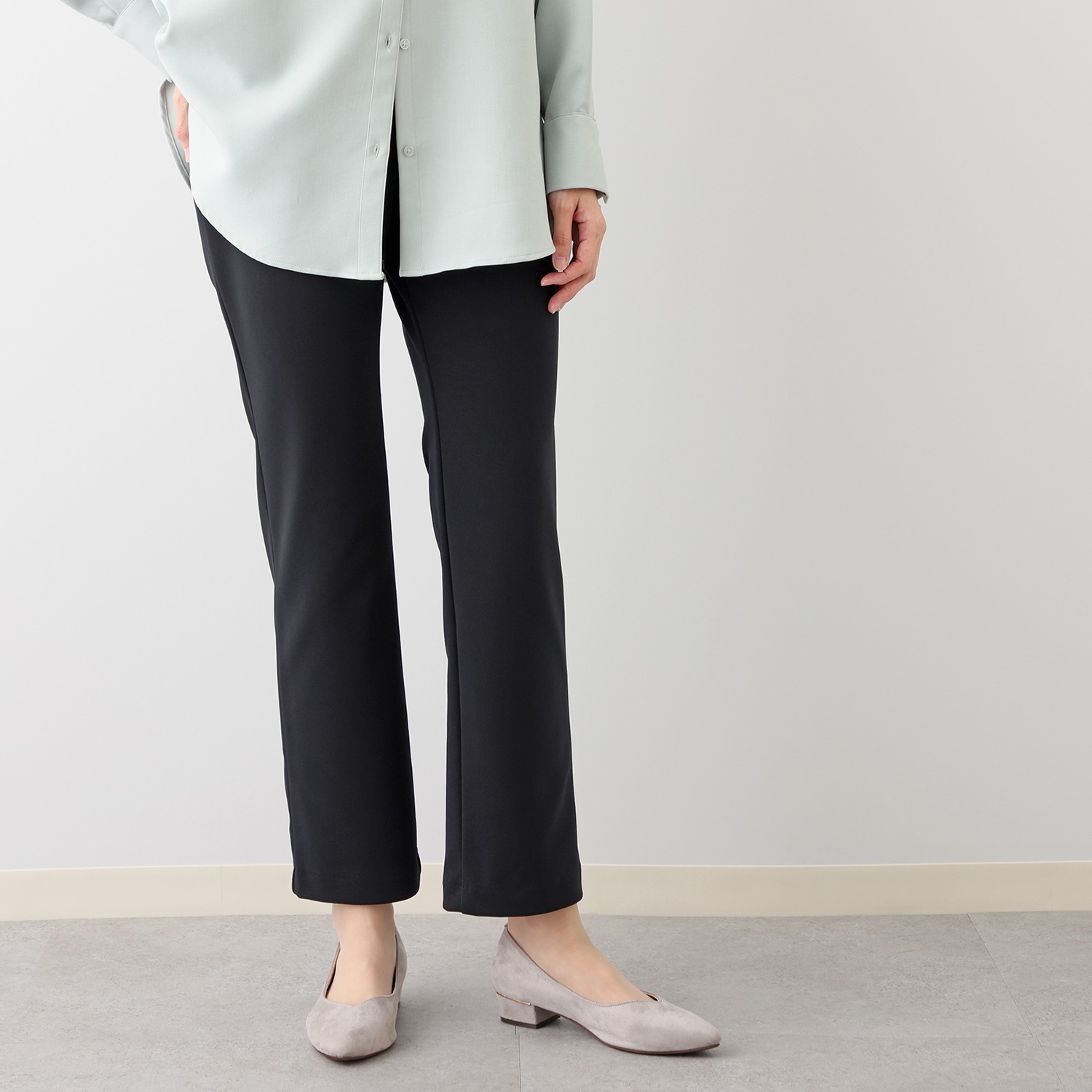 ＜股下７０ｃｍ＞上質ごこち ストレートパンツ 