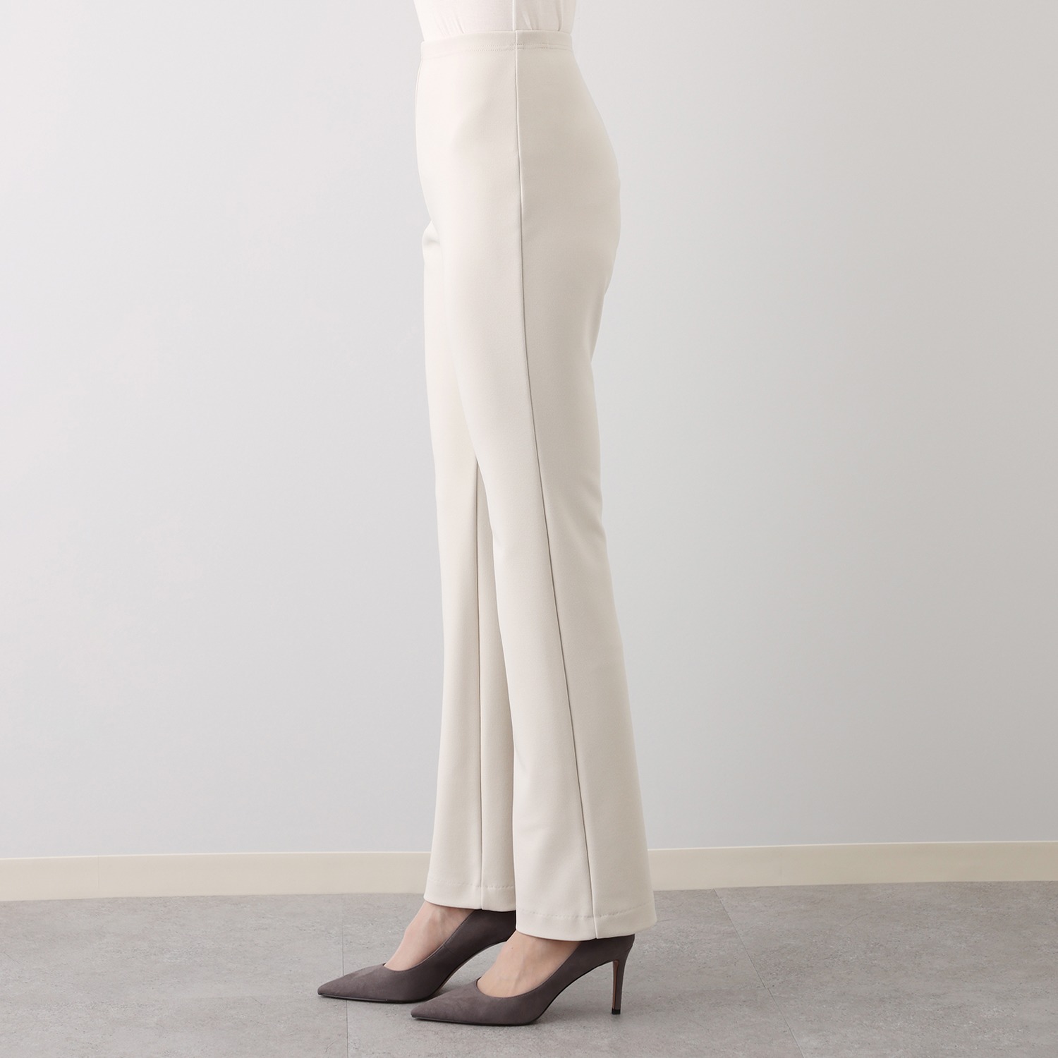 ＜股下７５ｃｍ＞上質ごこち ストレートパンツ