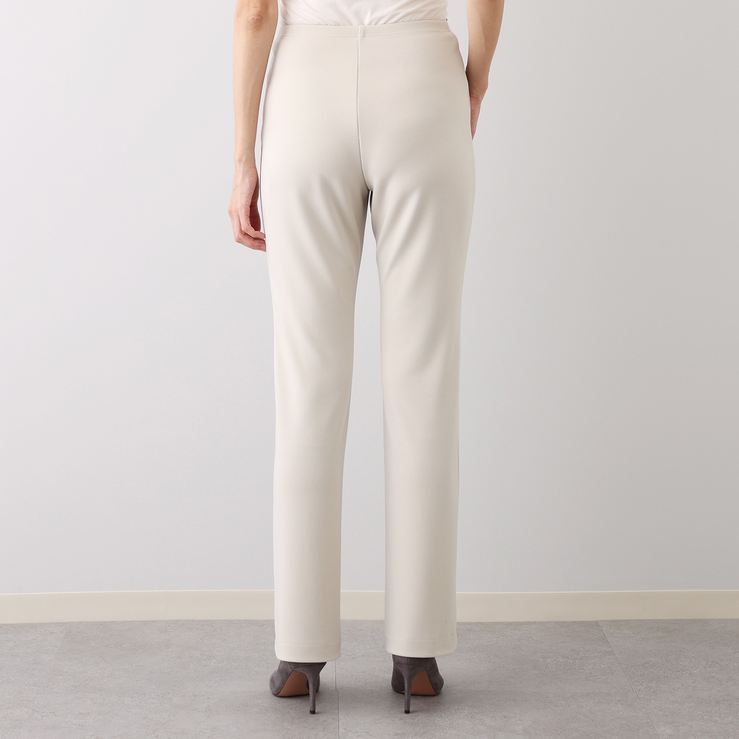 ＜股下７５ｃｍ＞上質ごこち ストレートパンツ