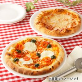 イタリア伝統 薪窯焼きナポリタイプピザ ２種セット