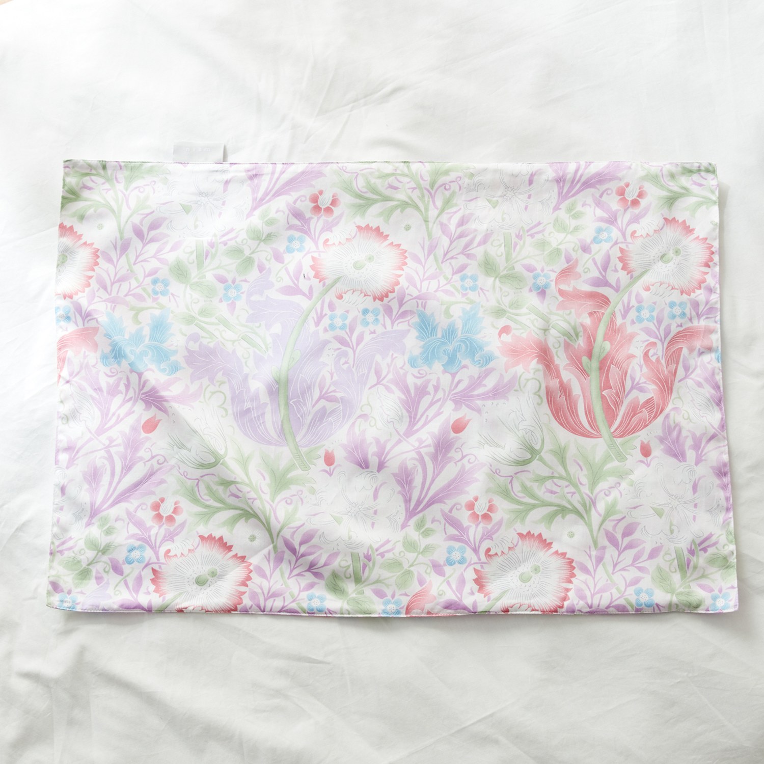  ＜Ｍ＞ニズム コットン１００％サテン ラッフルガーデン柄 枕カバー２枚セット