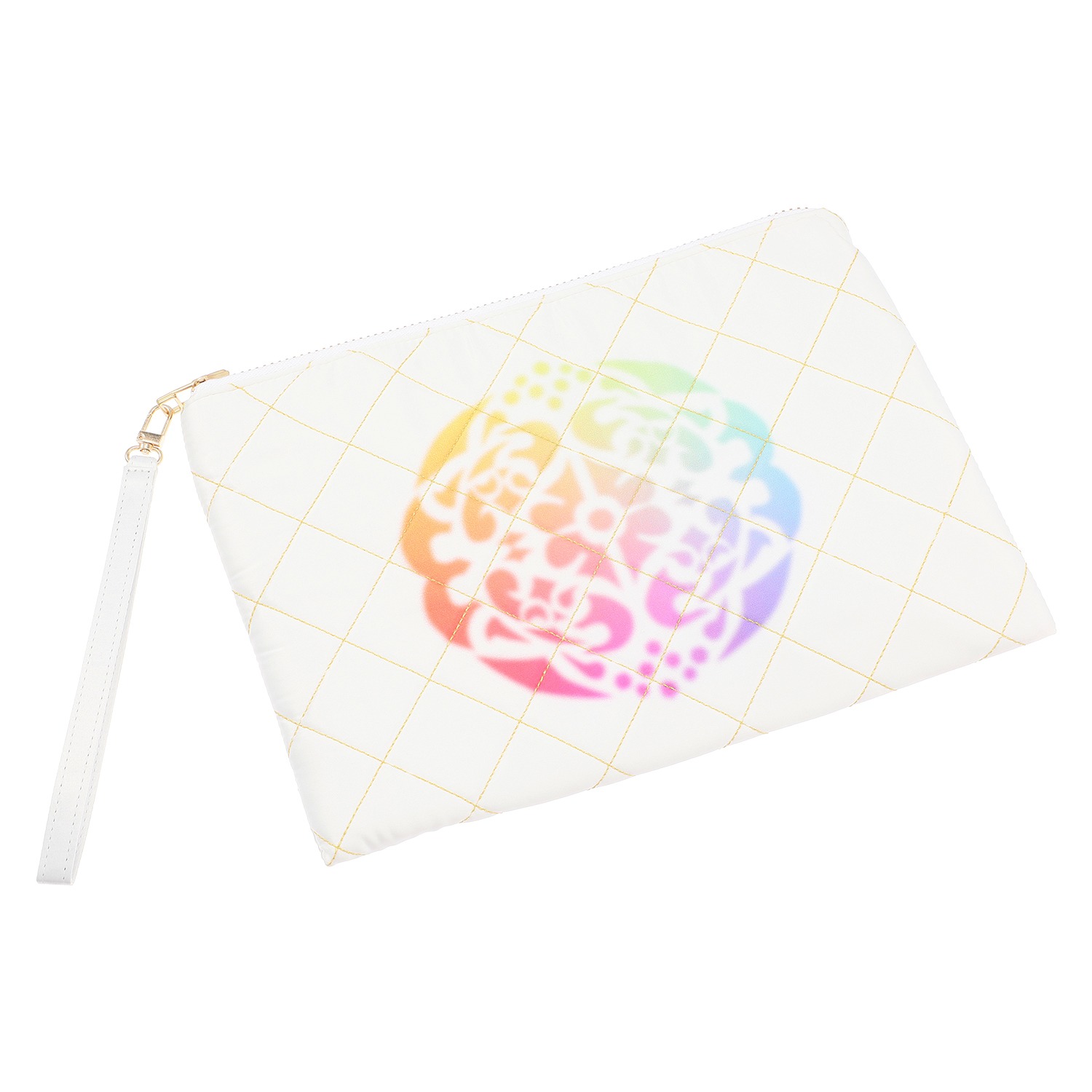 お宝ポーチ レインボウ・サテン ＜金財・大成就＞