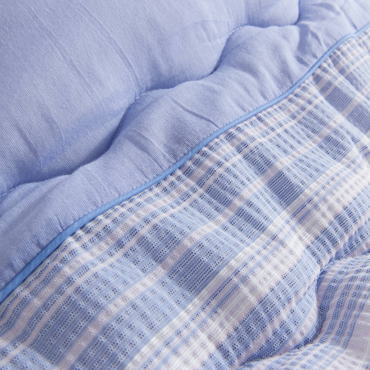 ＜シングル＞モリリン しゃりっと涼感 綿しじら織 肌掛けふとん＆消臭敷きパッド スペシャルセット