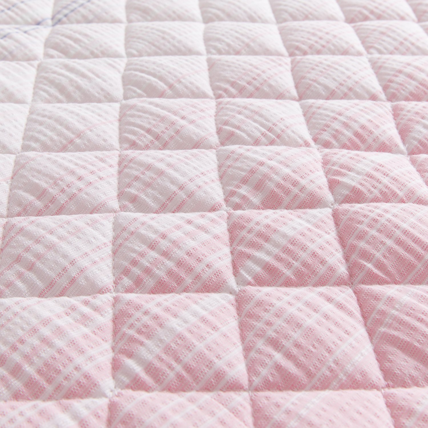 ＜ダブル＞モリリン しゃりっと涼感 綿しじら織 肌掛けふとん＆消臭敷きパッド スペシャルセット 