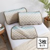 モリリン しゃりっと涼感 綿しじら織 消臭枕パッド同色３枚組 