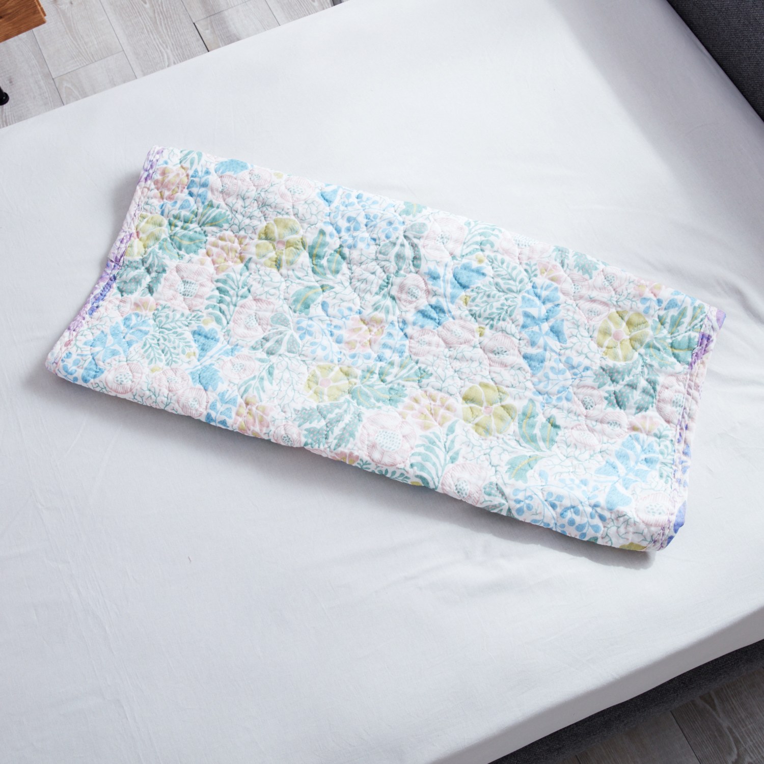 西川 オールコットン 抗菌　リバーシブル やわらか水洗い ピローパッド同柄２枚組