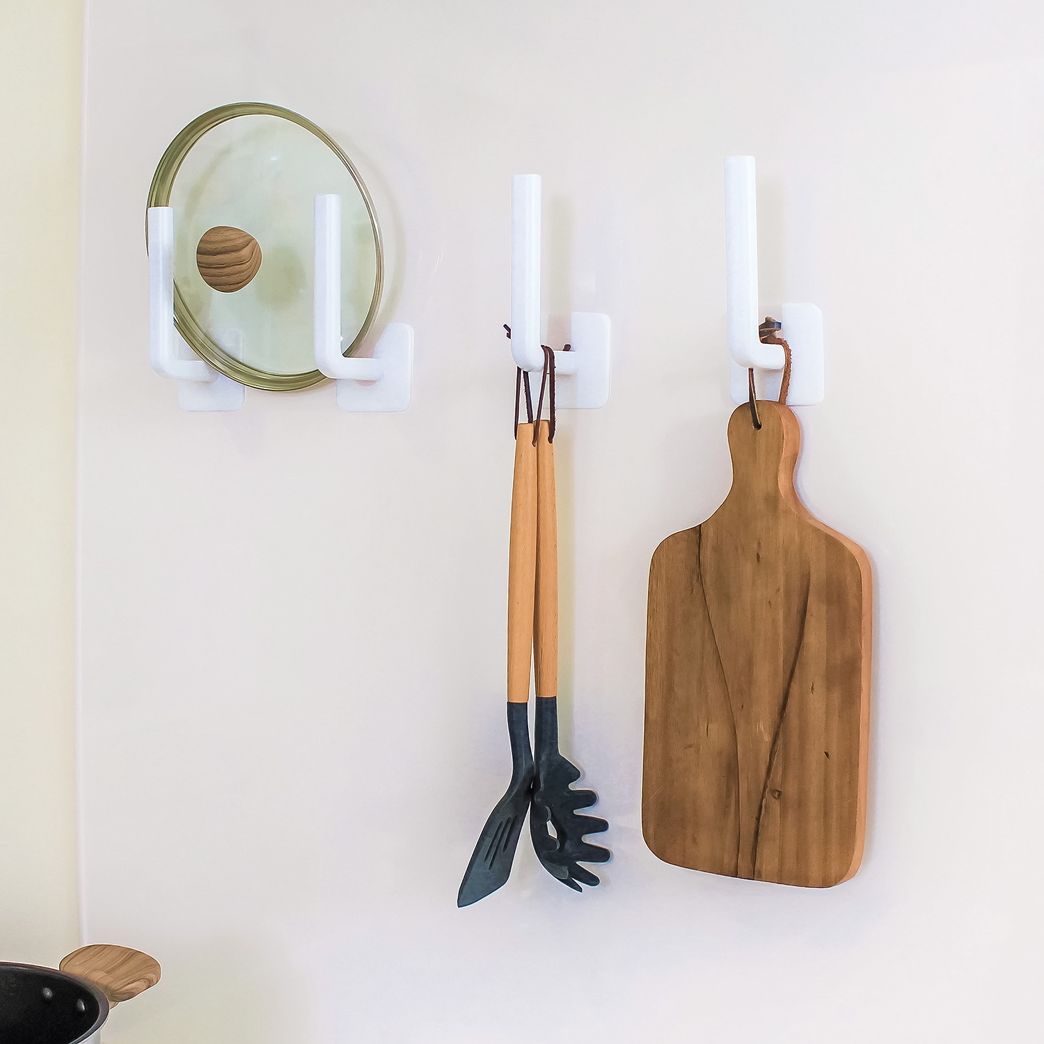 ビバライズ 縦にも横にも使える！ 複数使いで用途も広がる 多機能ロングフック １０個セット