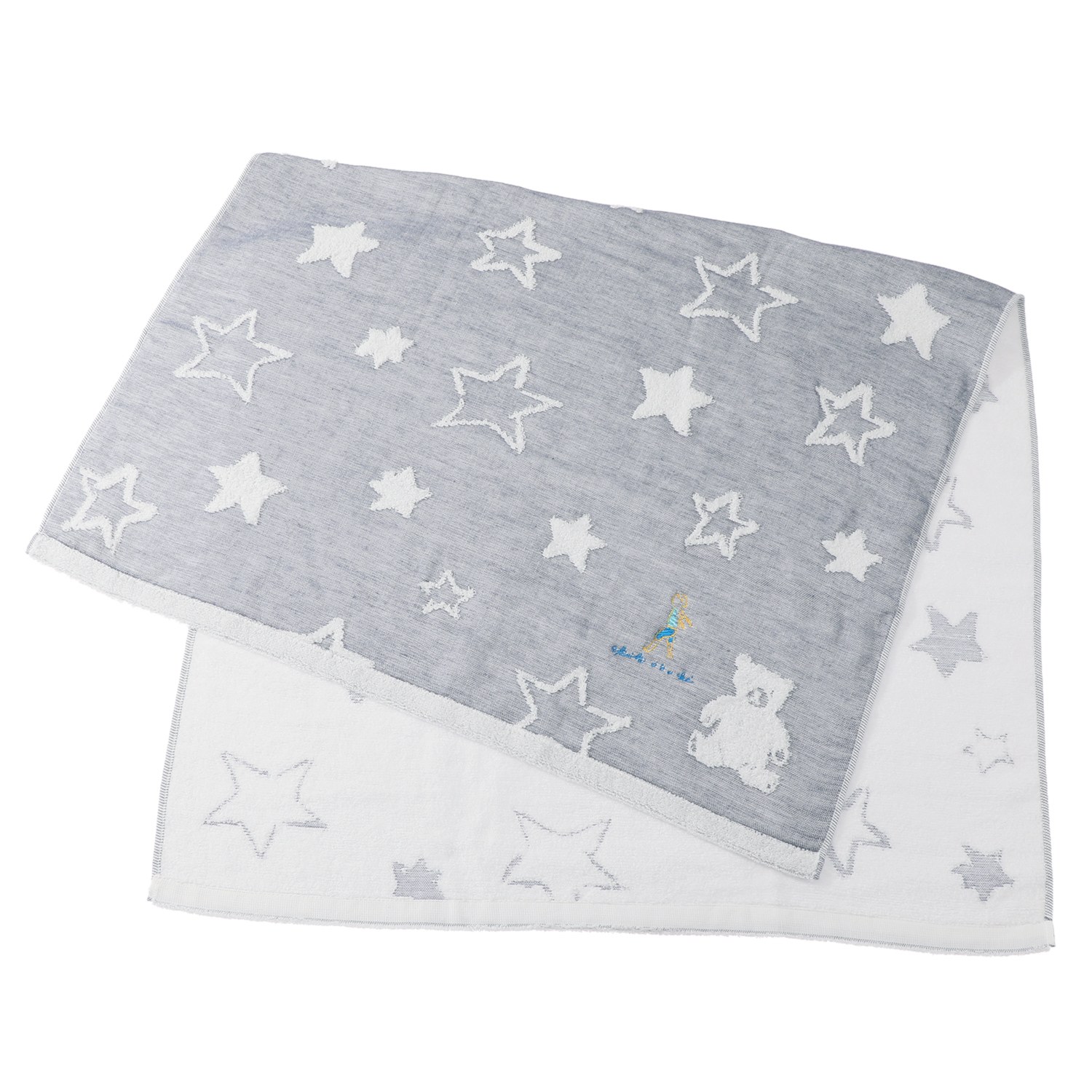 ワンダフルワールド ｂｙ　アキコオブチ ガーゼとパイルの やさしい肌ごこち バスタオル 同色２枚組