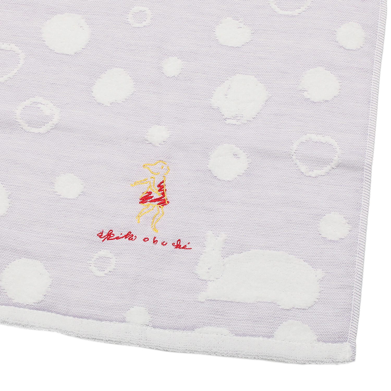 ワンダフルワールド ｂｙ　アキコオブチ ガーゼとパイルの やさしい肌ごこち ウォッシュタオル 同色４枚組