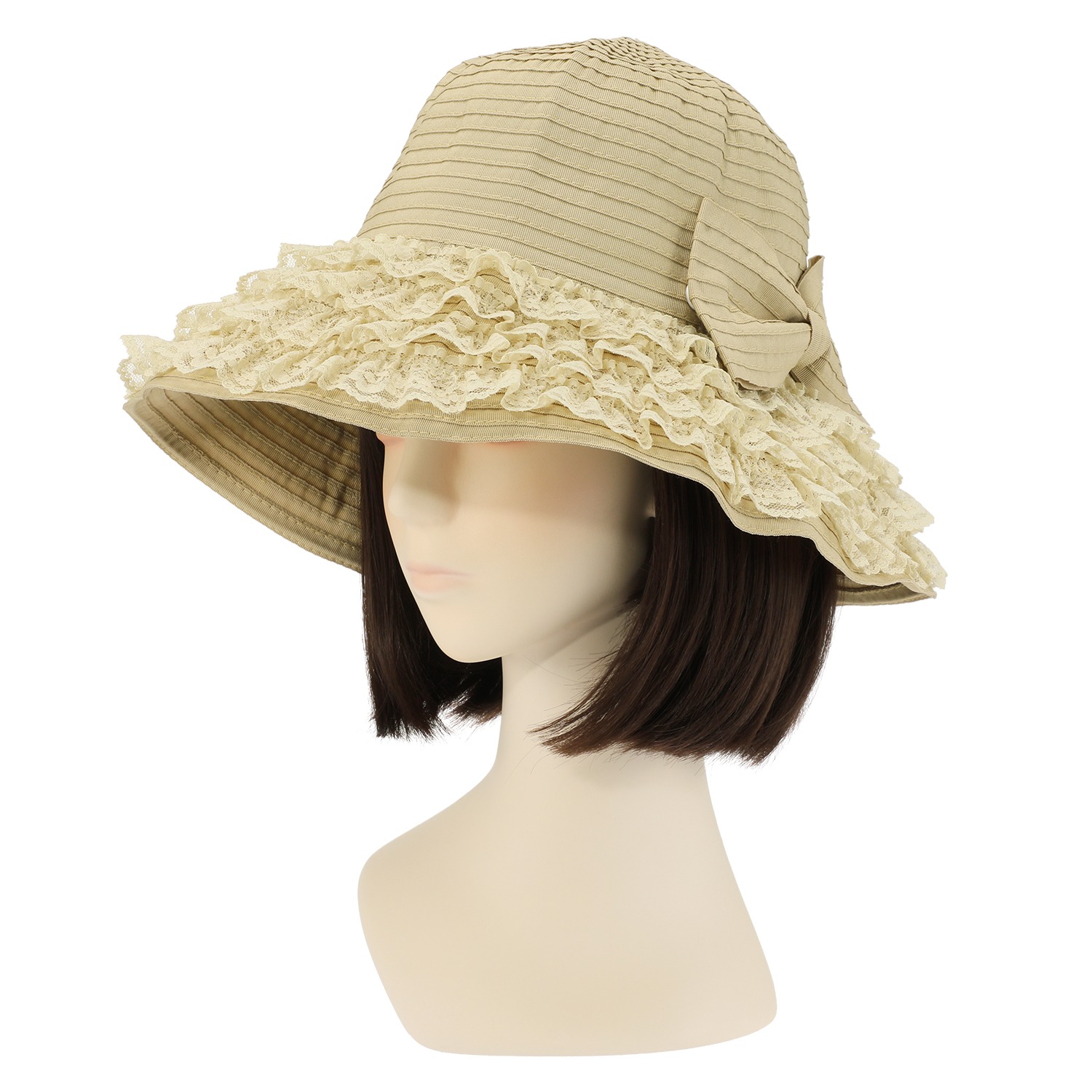 ラ　ルイス ＵＶカット レーシーハット＆ ＵＶカット レースショート手袋